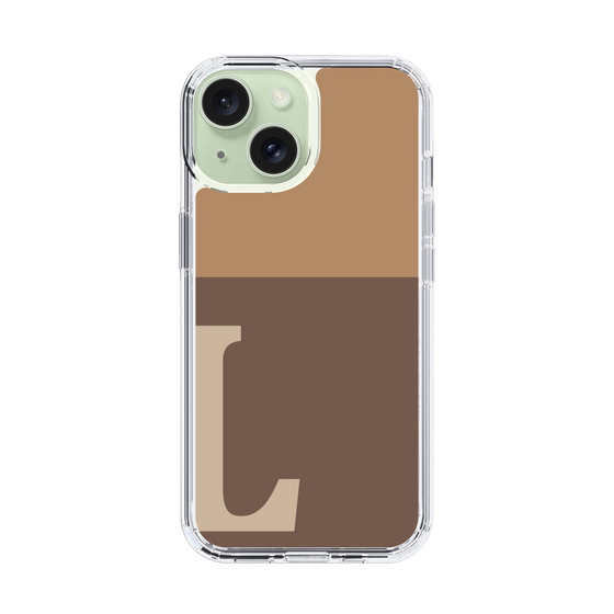Slim Protection Case［ Original - initial two tone - L brown ］