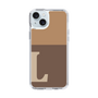 Slim Protection Case［ Original - initial two tone - L brown ］