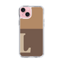 Slim Protection Case［ Original - initial two tone - L brown ］