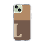 Slim Protection Case［ Original - initial two tone - L brown ］
