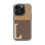 Slim Protection Case［ Original - initial two tone - L brown ］