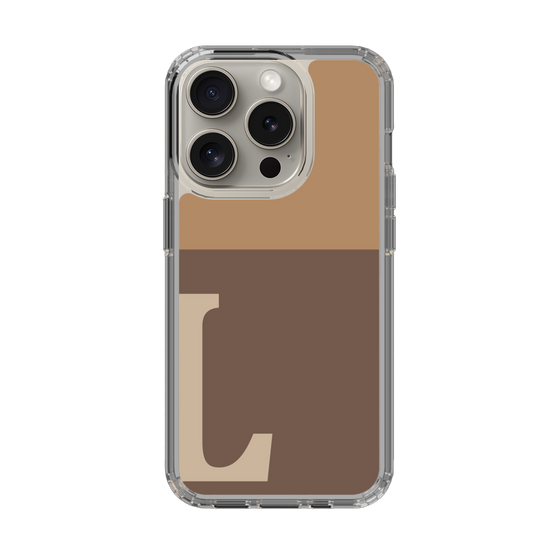 Slim Protection Case［ Original - initial two tone - L brown ］