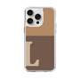 Slim Protection Case［ Original - initial two tone - L brown ］