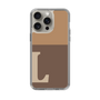 Slim Protection Case［ Original - initial two tone - L brown ］