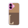 Slim Protection Case［ オリジナル - initial two tone - L brown ］
