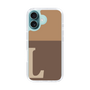 Slim Protection Case［ オリジナル - initial two tone - L brown ］