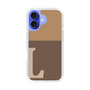 Slim Protection Case［ オリジナル - initial two tone - L brown ］