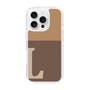 Slim Protection Case［ オリジナル - initial two tone - L brown ］