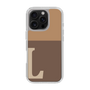 Slim Protection Case［ オリジナル - initial two tone - L brown ］