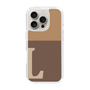 Slim Protection Case［ オリジナル - initial two tone - L brown ］