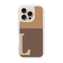 Slim Protection Case［ オリジナル - initial two tone - L brown ］