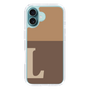 Slim Protection Case［ オリジナル - initial two tone - L brown ］