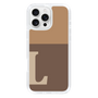 Slim Protection Case［ オリジナル - initial two tone - L brown ］