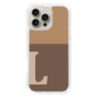 Slim Protection Case［ オリジナル - initial two tone - L brown ］