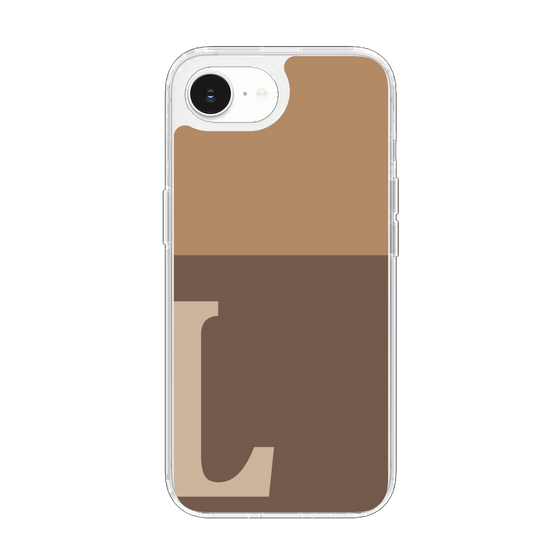 Slim Protection Case［ Original - initial two tone - L brown ］