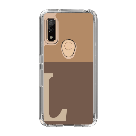 Slim Protection Case［ Original - initial two tone - L brown ］