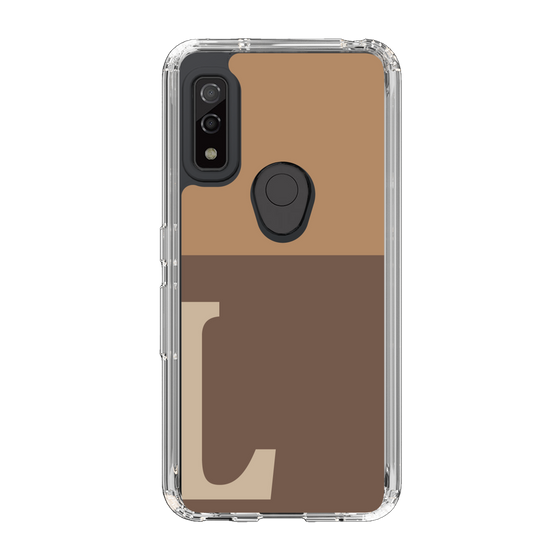 Slim Protection Case［ Original - initial two tone - L brown ］