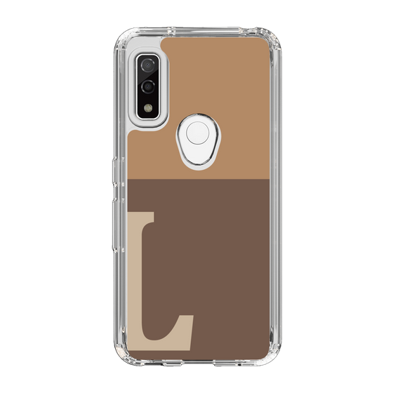 Slim Protection Case［ Original - initial two tone - L brown ］
