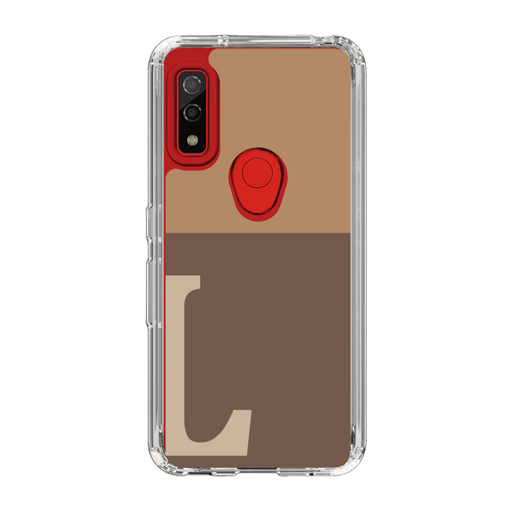 Slim Protection Case［ Original - initial two tone - L brown ］
