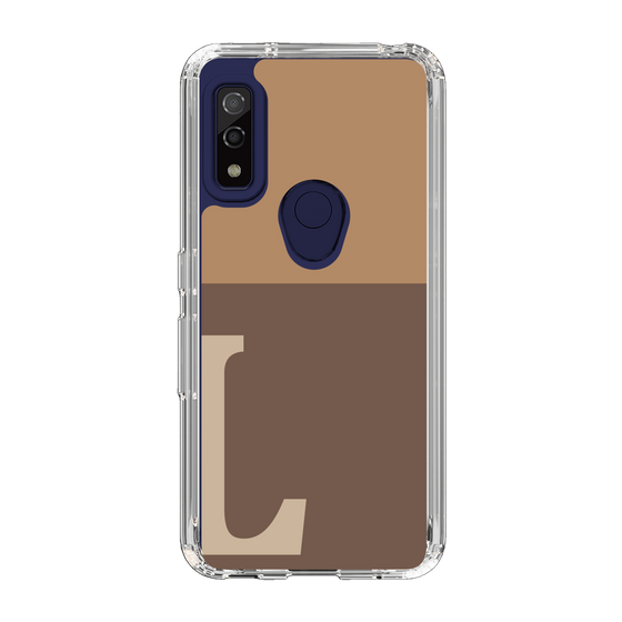 Slim Protection Case［ Original - initial two tone - L brown ］