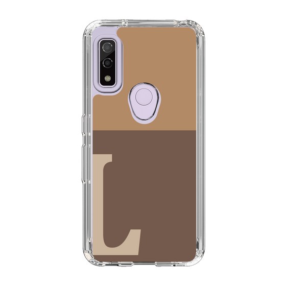 Slim Protection Case［ Original - initial two tone - L brown ］