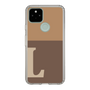 Slim Protection Case［ Original - initial two tone - L brown ］