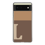 Slim Protection Case［ Original - initial two tone - L brown ］