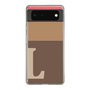 Slim Protection Case［ Original - initial two tone - L brown ］