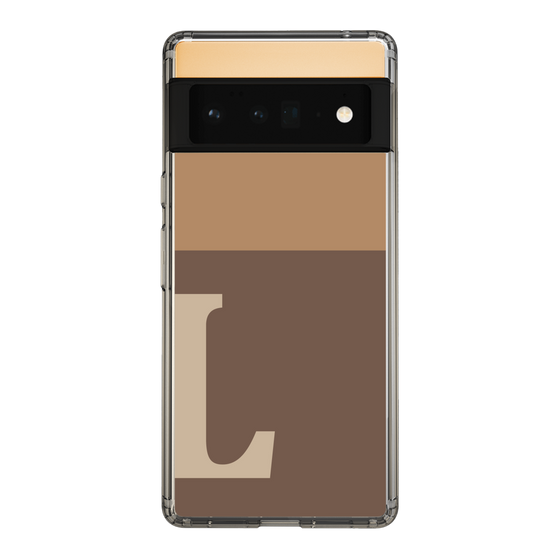 Slim Protection Case［ Original - initial two tone - L brown ］