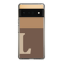 Slim Protection Case［ Original - initial two tone - L brown ］