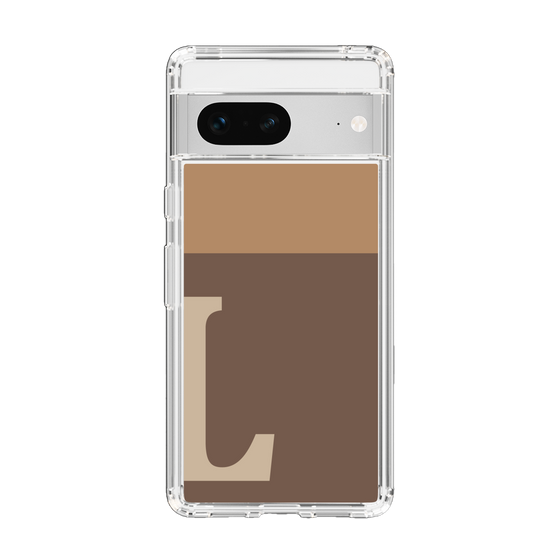 Slim Protection Case［ Original - initial two tone - L brown ］