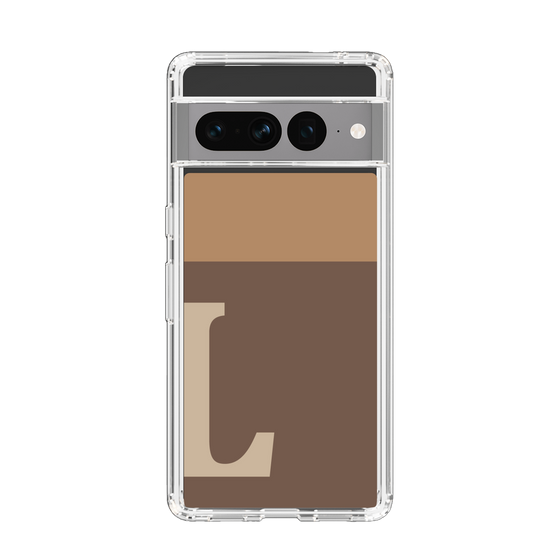 Slim Protection Case［ Original - initial two tone - L brown ］