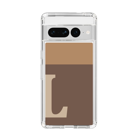 Slim Protection Case［ Original - initial two tone - L brown ］