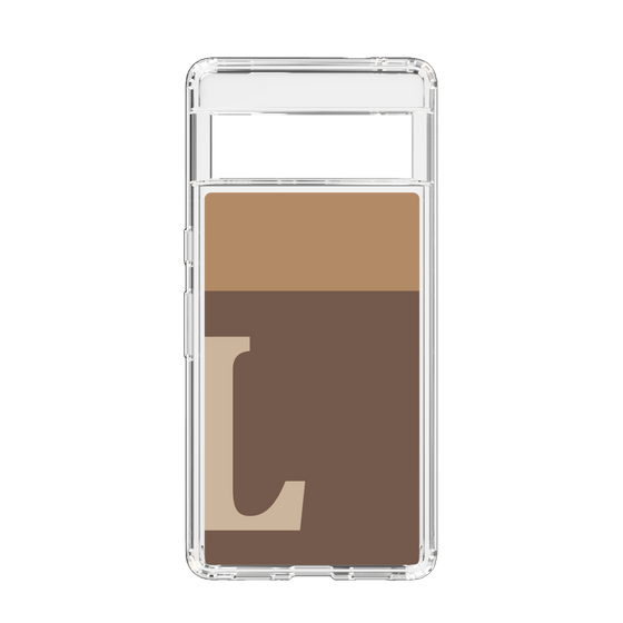 Slim Protection Case［ Original - initial two tone - L brown ］