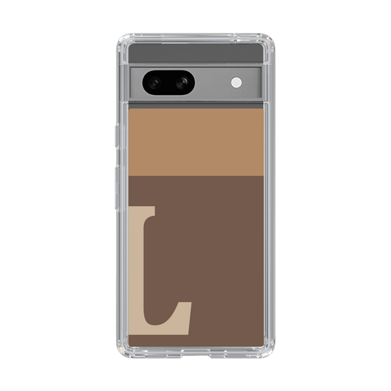 Slim Protection Case［ Original - initial two tone - L brown ］