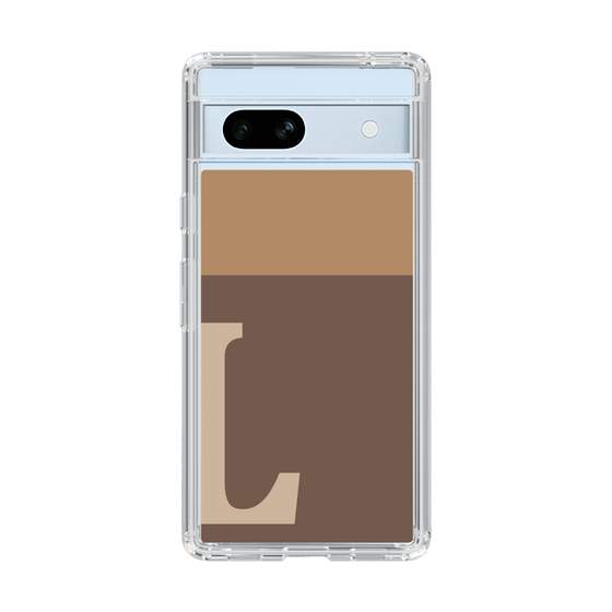 Slim Protection Case［ Original - initial two tone - L brown ］
