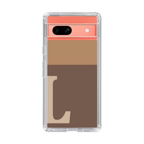 Slim Protection Case［ Original - initial two tone - L brown ］