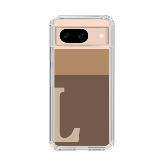 Slim Protection Case［ Original - initial two tone - L brown ］
