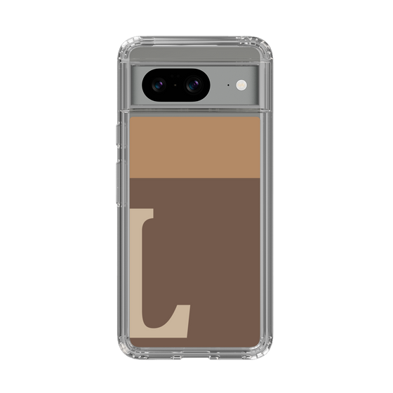 Slim Protection Case［ Original - initial two tone - L brown ］