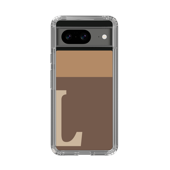 Slim Protection Case［ Original - initial two tone - L brown ］