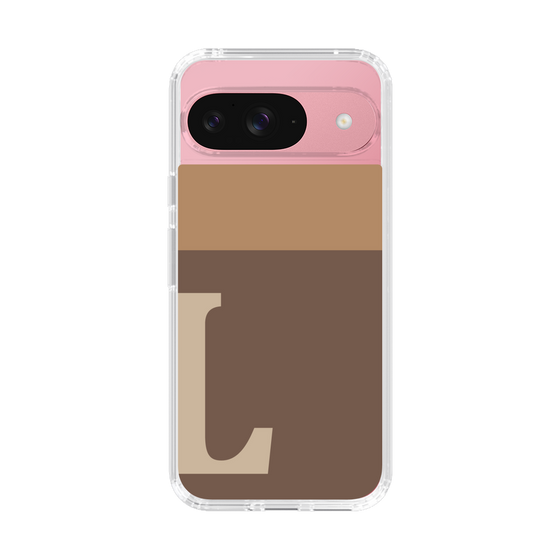 Slim Protection Case［ Original - initial two tone - L brown ］