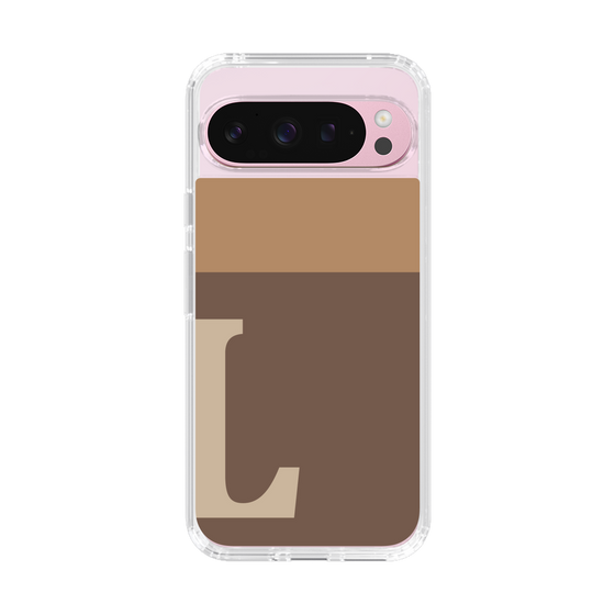 Slim Protection Case［ Original - initial two tone - L brown ］