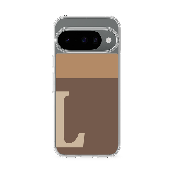 Slim Protection Case［ Original - initial two tone - L brown ］