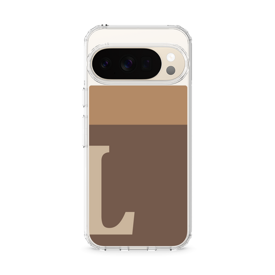 Slim Protection Case［ Original - initial two tone - L brown ］