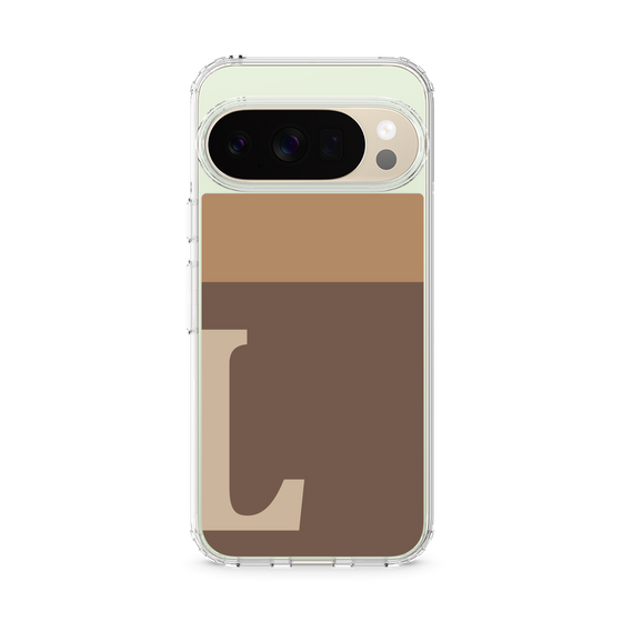Slim Protection Case［ Original - initial two tone - L brown ］