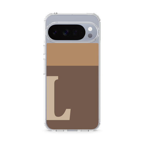 Slim Protection Case［ Original - initial two tone - L brown ］