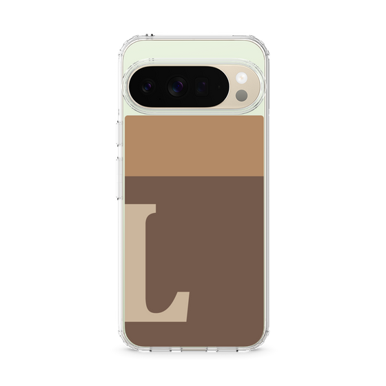 Slim Protection Case［ Original - initial two tone - L brown ］