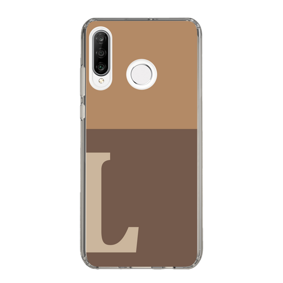 Slim Protection Case［ Original - initial two tone - L brown ］