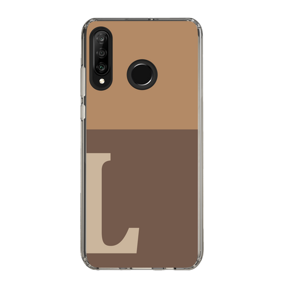 Slim Protection Case［ Original - initial two tone - L brown ］