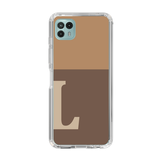 Slim Protection Case［ Original - initial two tone - L brown ］